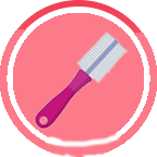 شانه و ارایشی png